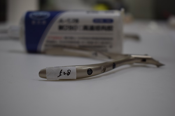 不銹鋼刀具膠水測試效果