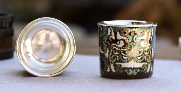 瓷銀茶具+耐高溫膠:耐熱CP守護茶香