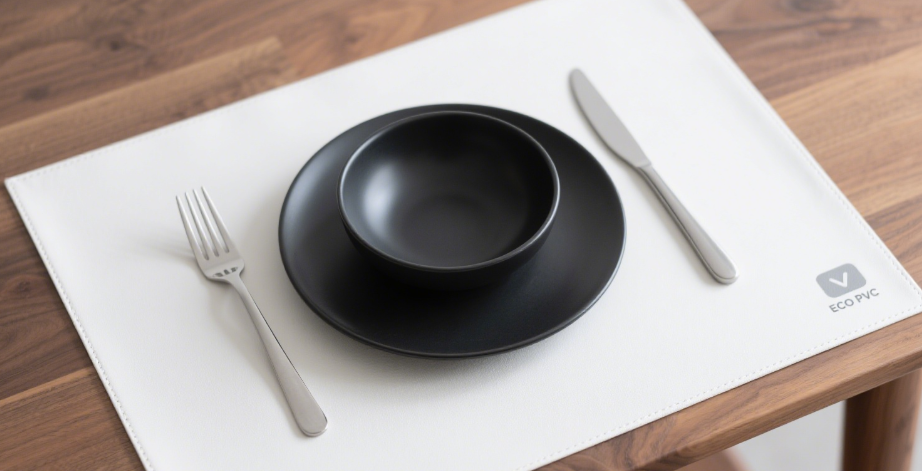 柔軟膠膜適配PVC餐墊,水性貼片膠抗裂又環保